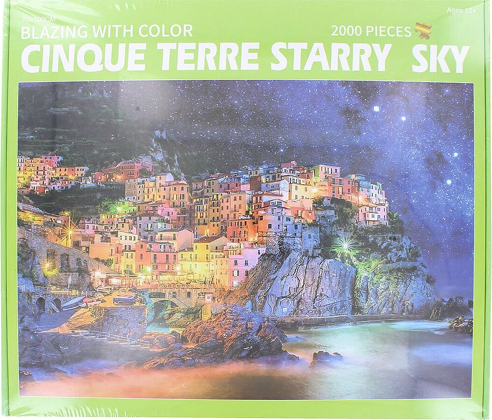 Puzzle "Cinque Terre Starry Sky"