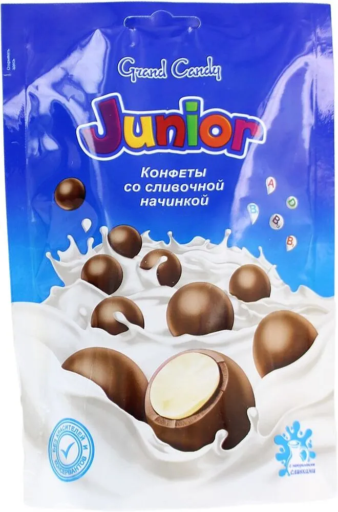Dragee with cream filling "Grand Candy Junior" 60g
