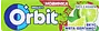 Chewing gum with mint & bergamot flavor "Orbit Mint-Bergamot" 13.6g
