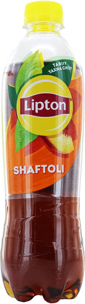 Peach flavored tea "Lipton Shaftoli" 0.5l 
