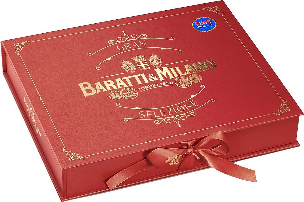 Շոկոլադե կոնֆետների հավաքածու «Baratti & Milano Gran Selezione» 825գ