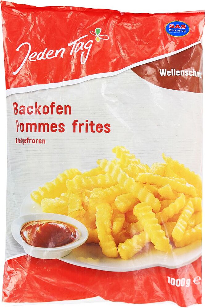 Frozen french fries "Jeden Tag" 1000g