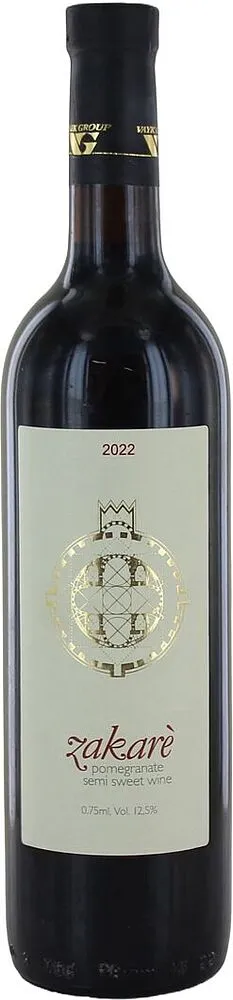 Pomegranate wine "Zakare" 0.75l