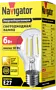 Clear light bulb "Navigator 6W"