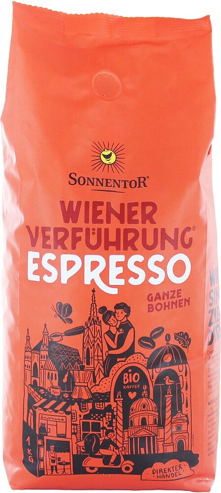 Кофе в зернах "Sonnentor Espresso" 1000г 