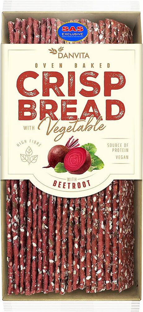 Crispbreads with beetroot 