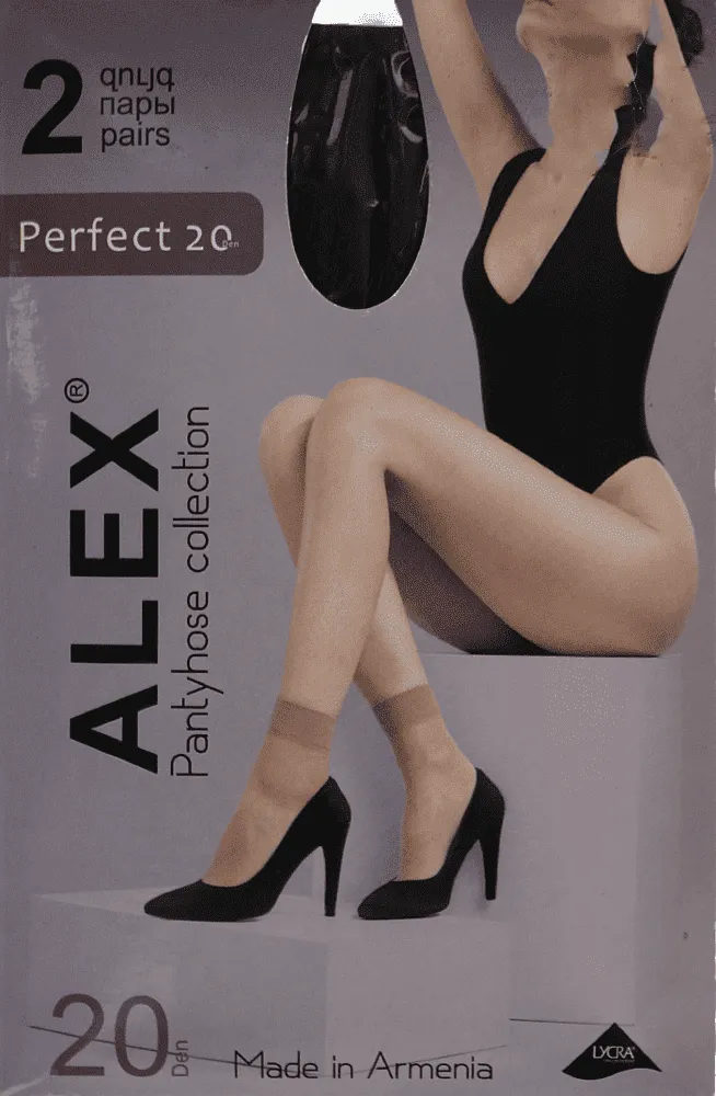 Black socks "Alex Perfect  20 Den"
