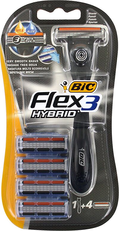 Shaving system "Bic Flex 3 Hybrid"