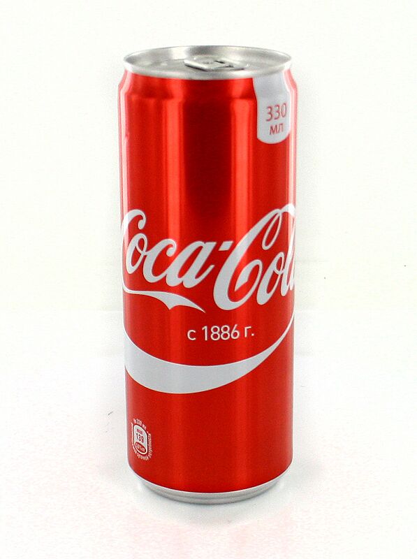 Refreshing carbonated drink "Coca-Cola" 0.33l 