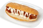 Hot dog with Austrian sausage