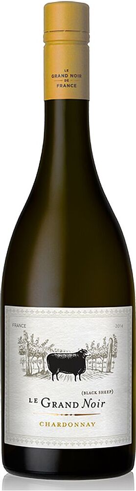 Вино белое "Le Grand Noir Chardonnay" 0.75л