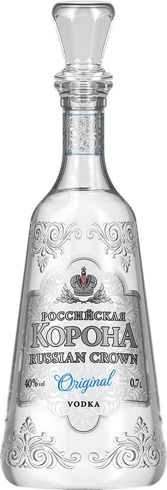 Vodka "Rossiskaya Corona Original" 0.7l
