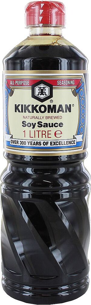 Soy sauce "Kikkoman" 1l
