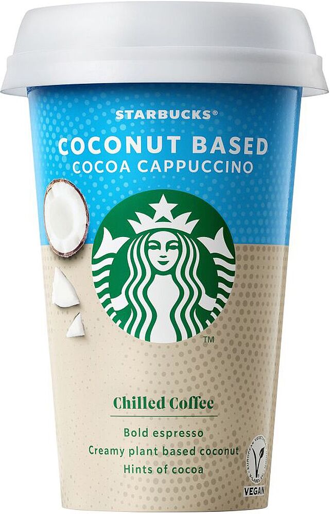 Кофе холодный "Starbucks Coconut Based Cocoa Cappuccino" 220мл
