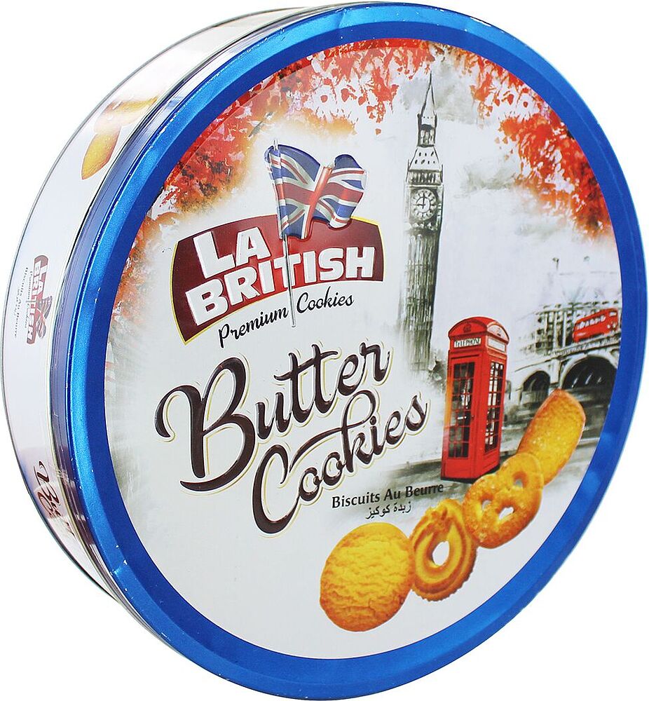 Թխվածքաբլիթ կարագով «La British Butter Cookies» 340գ
