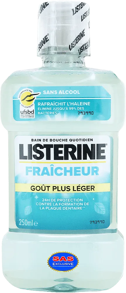 Mouth rinse "Listerine Fraicheur" 250ml
