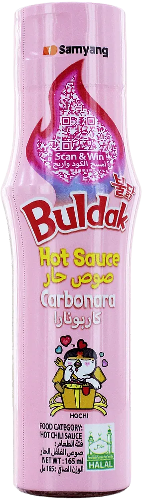Chicken flavored sauce "Samyang Buldak Hot Carbonara" 200g