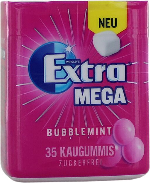 Chewing gum "Extra Mega" 100g Bubblermint