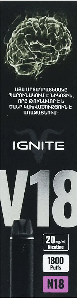 Electric pod "Ignite V18 N18" 1800 puffs
