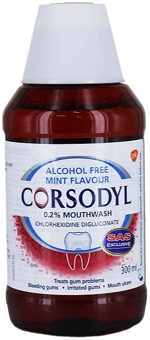 Mouth rinse "Corsodyl" 300ml
