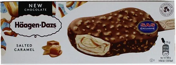 Caramel ice-cream "Haagen-Dazs Salted Caramel" 70g