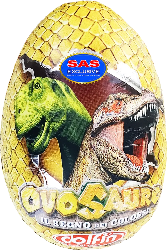 Chocolate egg "Dolfin Ovo Sauro" 110g
