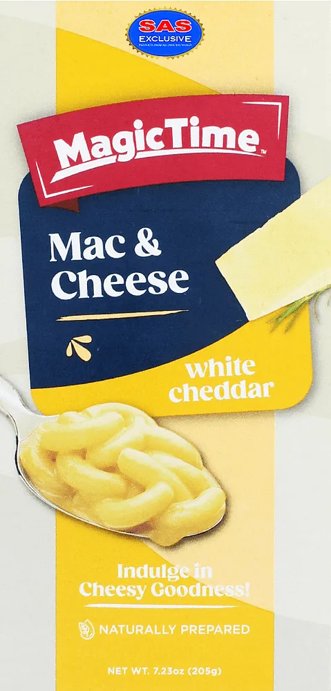 Pasta "Magic Time Mac & Cheese White Cheddar" 205g
