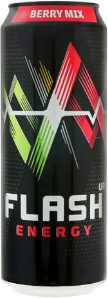Energy carbonated drink "Flash Up" 0.45l Berry

