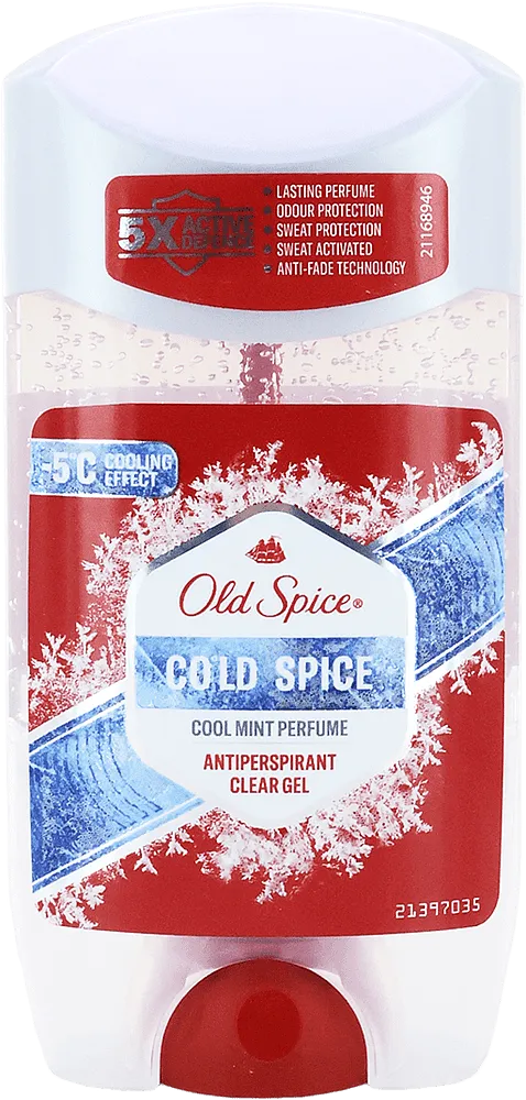 Антиперспирант-гель "Old Spice Cold Spice" 70мл 
