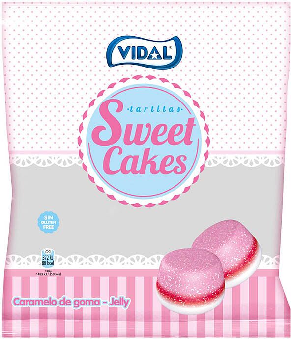 Դոնդողե կոնֆետներ «Vidal Sweet Cakes» 90գ
