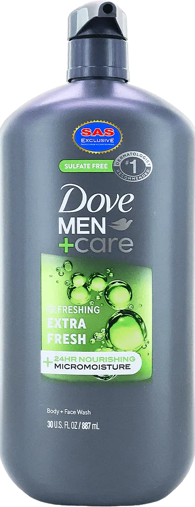 Լոգանքի գել «Dove Men+Care Extra Fresh» 887մլ

