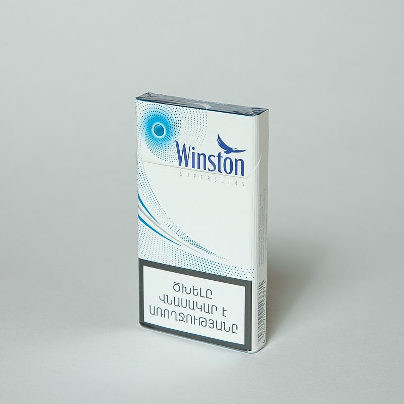 Cigarettes "Winston Super Slims Impulse Blue" 