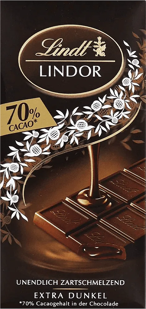 Շոկոլադե սալիկ մուգ «Lindt Lindor» 100գ