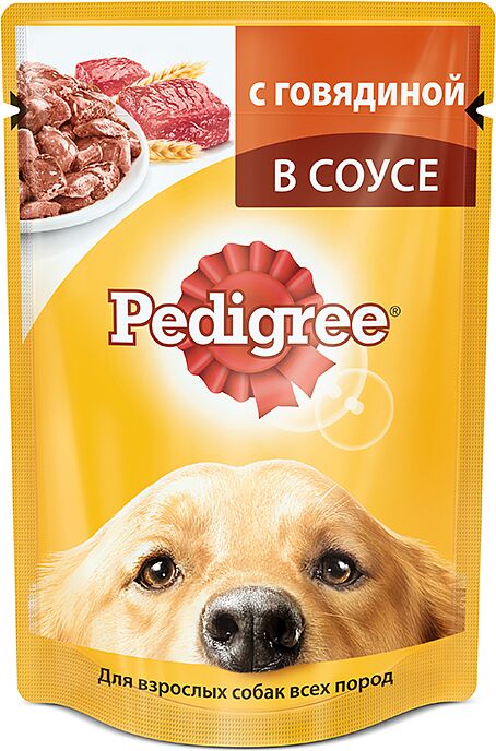 Շների կեր «Pedigree» 100գ  Տավար
