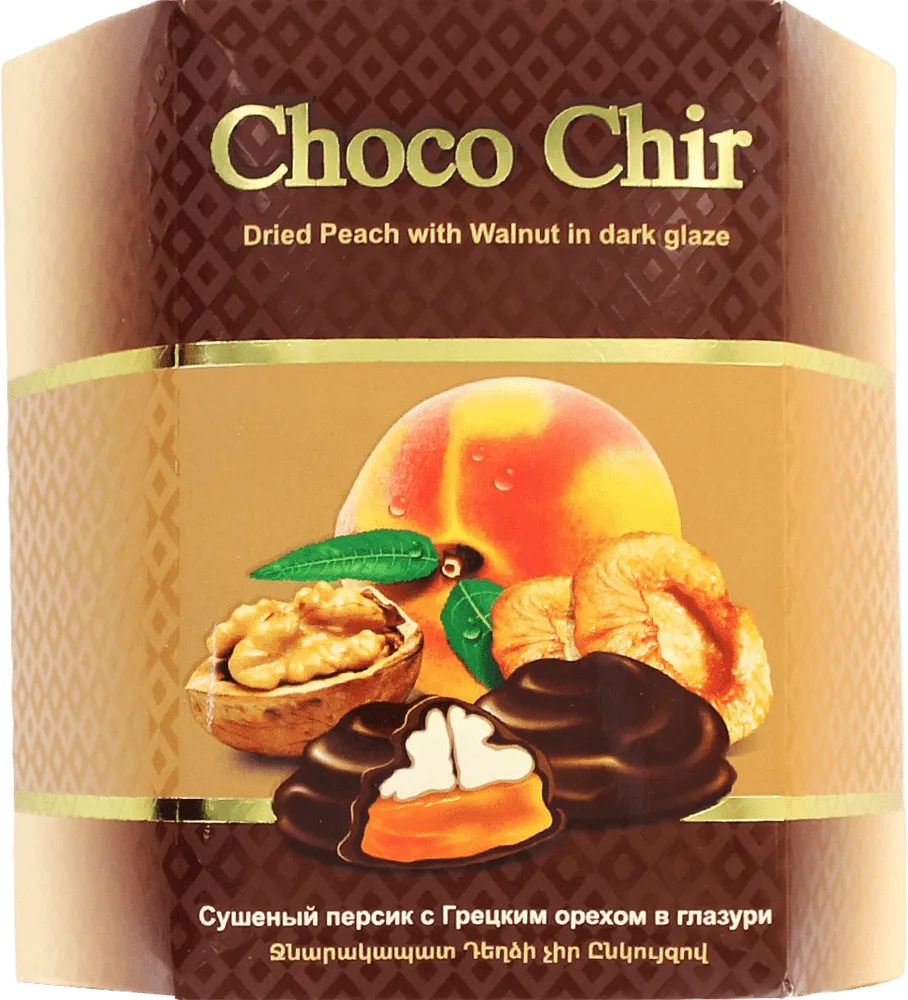 Dried peach in glaze "Choco Chir" 200g