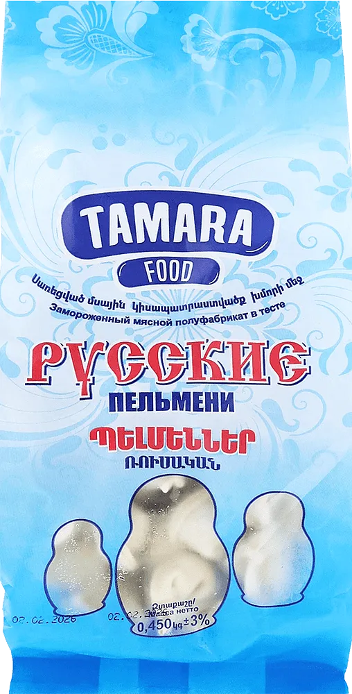 Russian dumplings "Tamara Food " 450g 