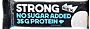 Protein bar with coconut flavor "Rex Strong Berry Pie" 100g
