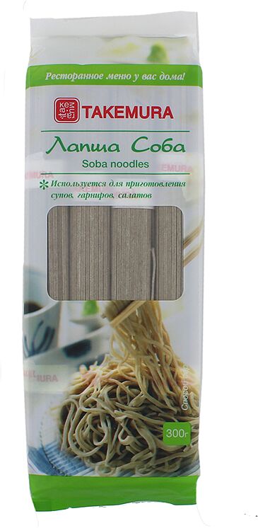 Buchwheat noodles "Takemura Soba" 300g