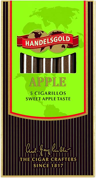 Cigarillos "Handelsgold Apple"