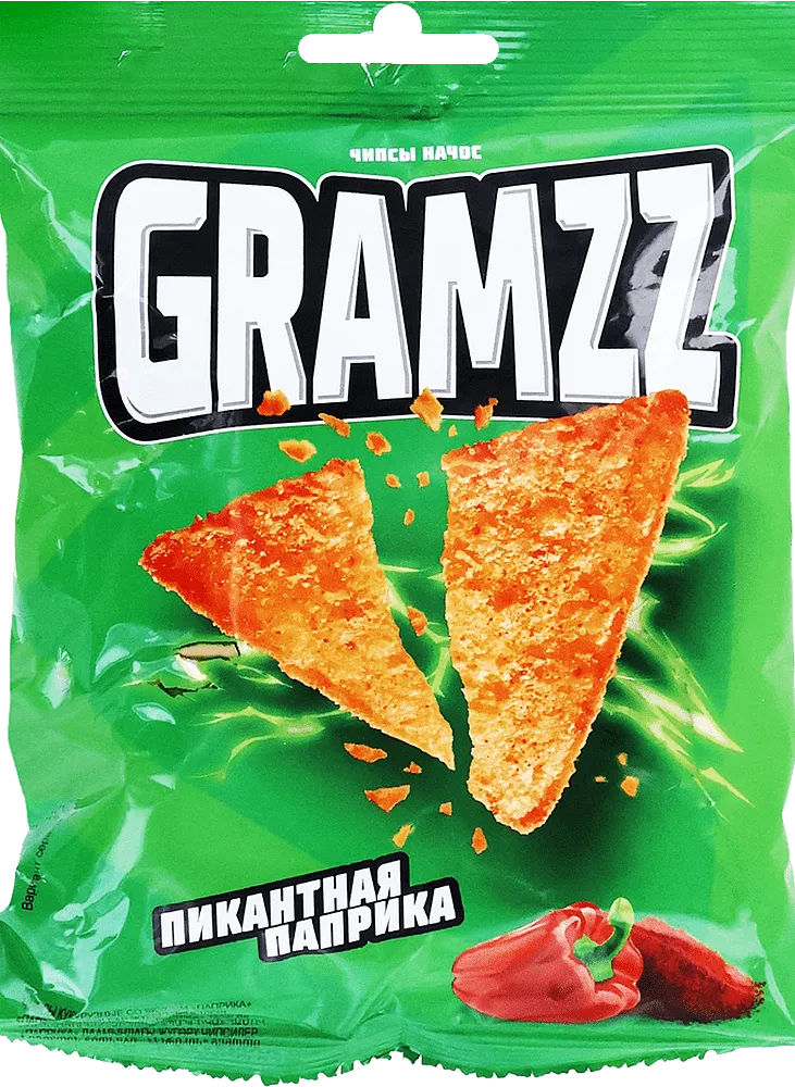 Paprika flavored chips "Gramzz Picant Paprika" 55g
