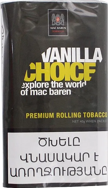 Vanilla flavored tobacco 