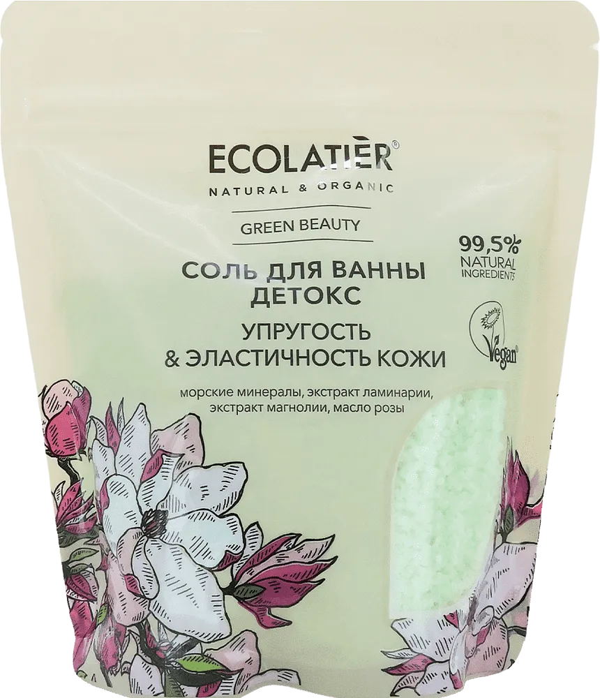 Լոգանքի աղ «Ecolatier Упругость & Эластичность» 600գ
