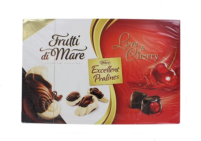 Набор шоколадных конфет "Vobro Frutti di Mare Cherry & Love" 338г