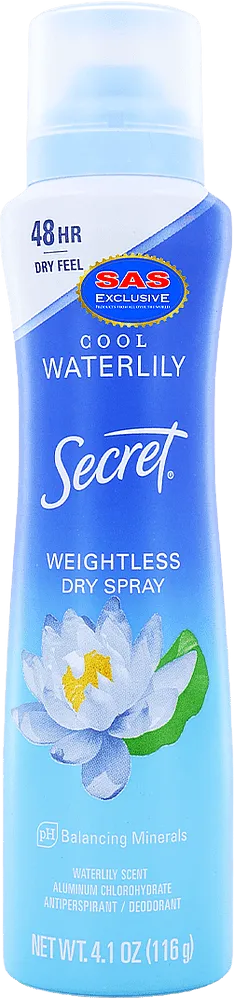 Antiperspirant-deodorant "Secret" 116g
