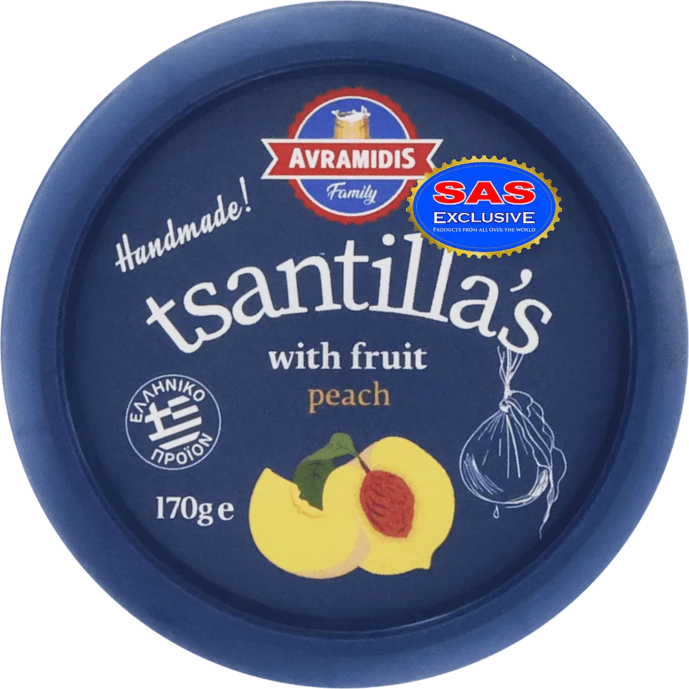 Yogurt with peach "Avramidis Family Tsantillas Peach" 170g, fat content: 2%
