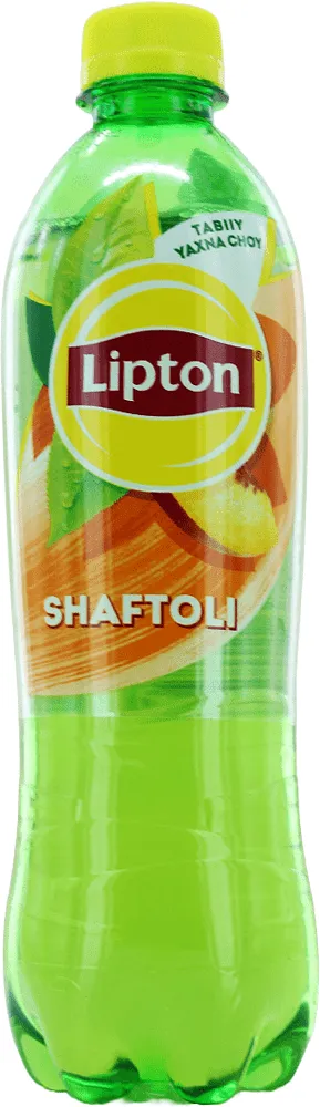 Peach flavored ice tea "Lipton Shaftoli" 0.5l