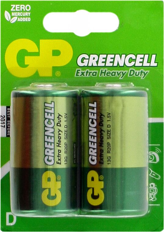 Элемент питания "GP Greencell Extra Heavy Duty"