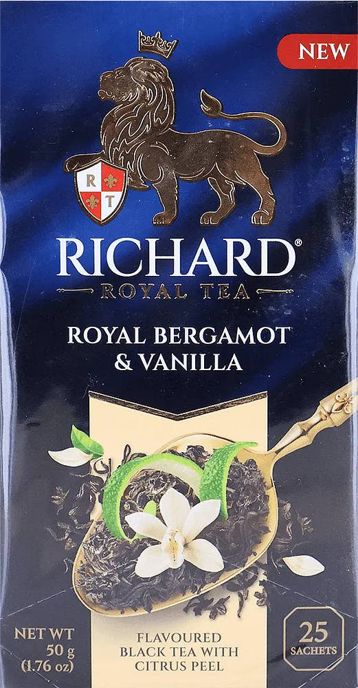 Black tea "Richard Royal Bergamot & Vanilla" 50g