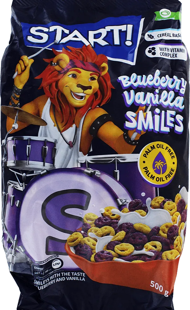 Ready breakfast "Start Blueberry Vanilla Smiles" 500g
