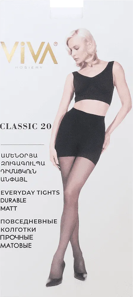 White tights "Viva Classic 20 Den 3-M"
